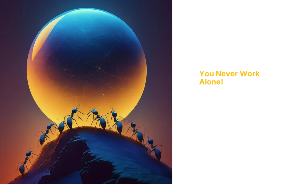 ProCom Automation Karriere Core Values Text Never Work Alone