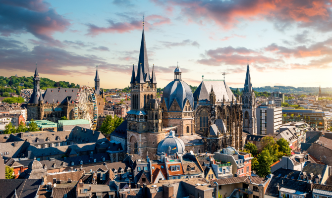 View above Aachen