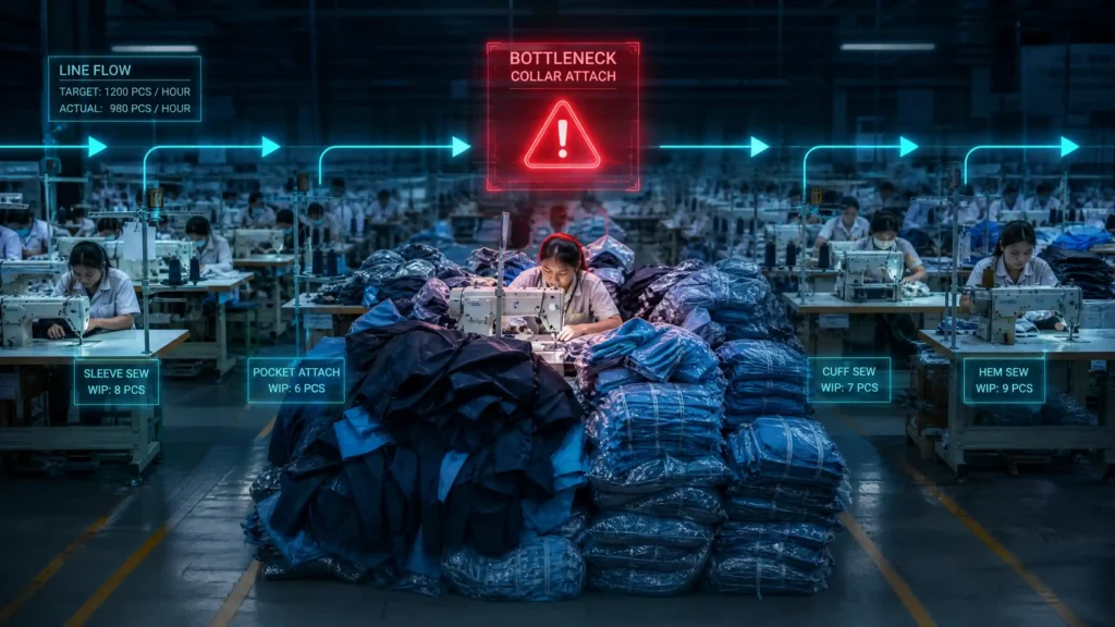 Line Balancing Manufacturing in Sewing Factories