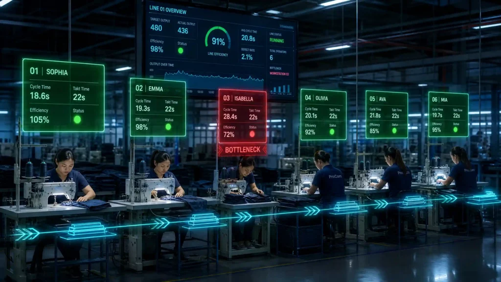 Manual vs. Digital Line Balancing: The Role of Apparel Production Monitoring