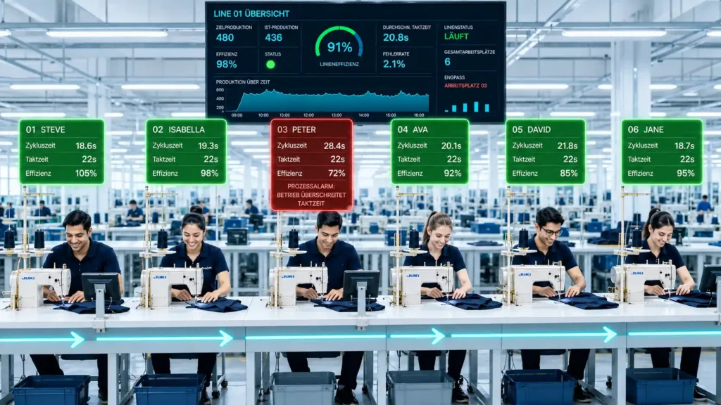 Planned Time vs Real Production EN